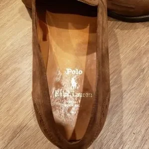 Polo Ralph Lauren | Shoes | Polo Ralph Lauren Brown Suede  display picture 3